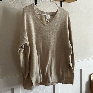 H&M oversized cream sweater